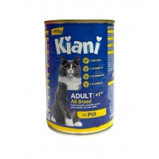 Kiani Adult All Breed консервований корм для котів 415 г з куркою