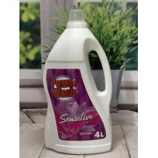 Ополіскувач фиолетовый Power-Wash Sensitive 4 л Удобный ополіскувач Догляд за одягом