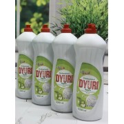 Засіб для миття посуду Dyuri Яблуко 1 л ефективне очищення з ароматом свіжого яблука