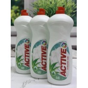 Засіб для миття посуду Active Алое Вера 1 л Ніжне миття посуду з доглядом за руками